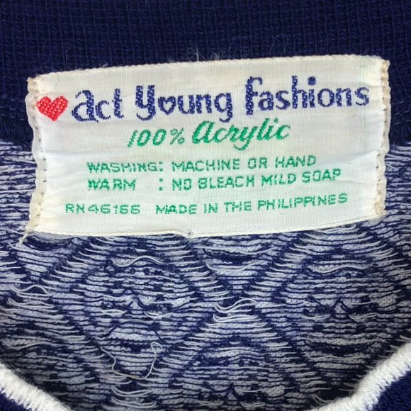 60s - 70s Act Young Vintage Lightweight Poncho One Size - Picture 4 of 5